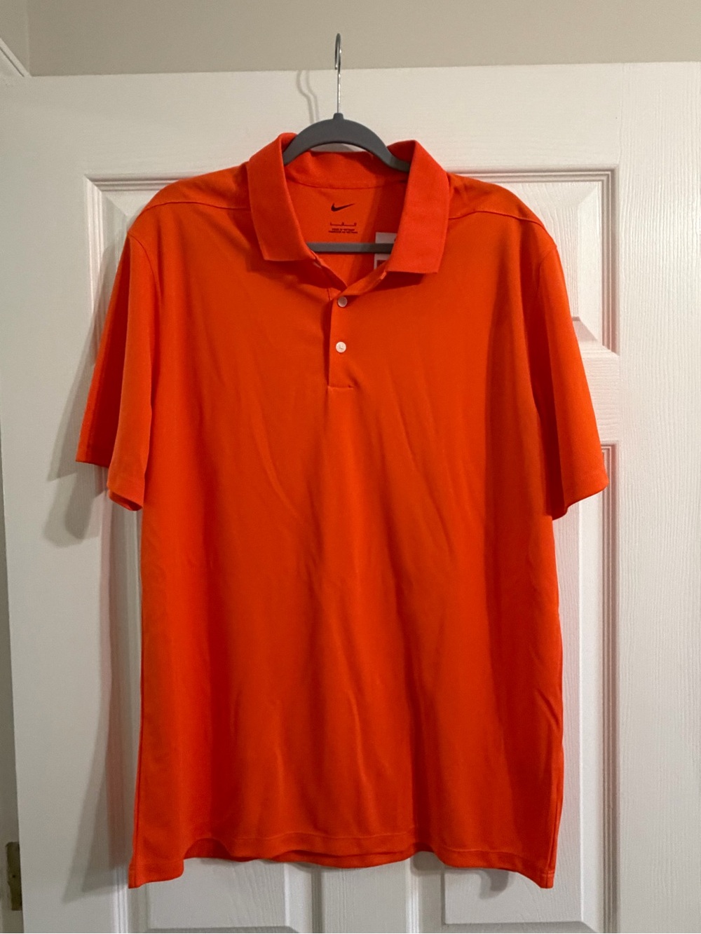 Nike Men’s Bright Orange Polo Shirt